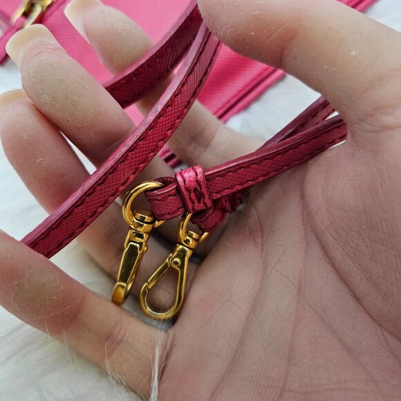 Prada  Pink Saffiano Crossbody Bag - Picture 10 of 16
